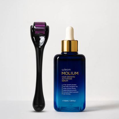 Wieom MOLIUM Saç Aktivatörü (100ml - Erkek/Kadın) Dermaroller Hediyeli!